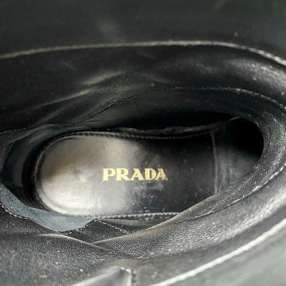 Authentic Prada Calf Leather Moto Boots - Picture 9 of 16